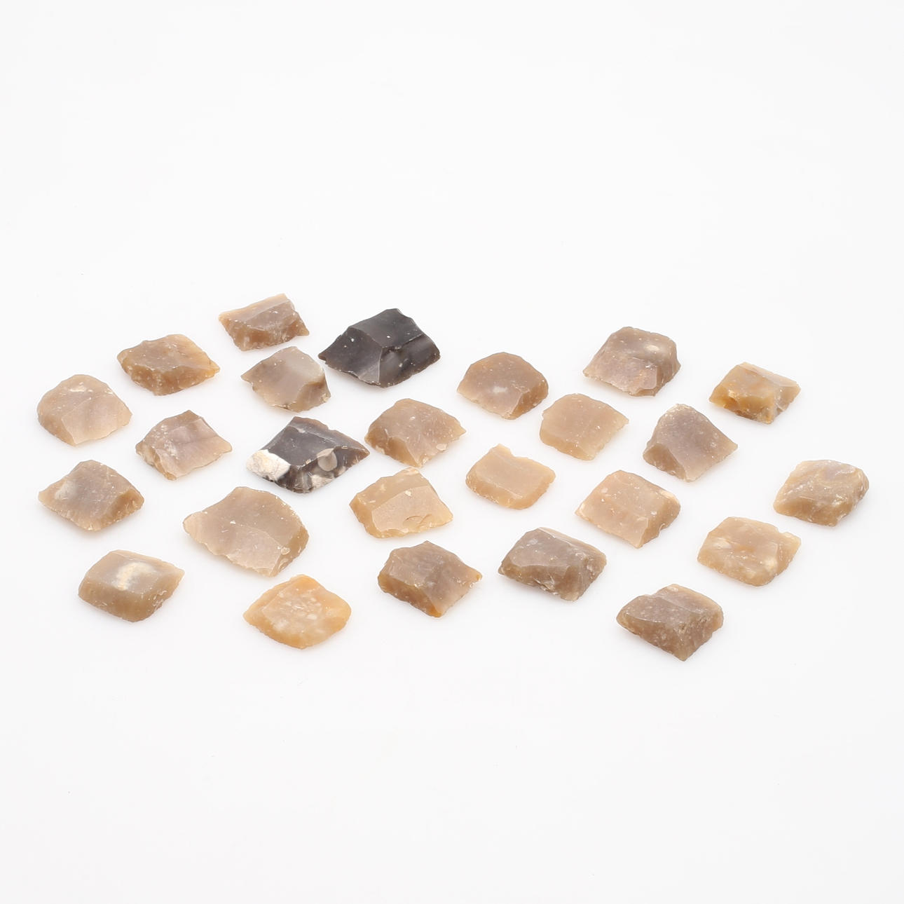 FLINT for flintlock rifles, 25 pcs.