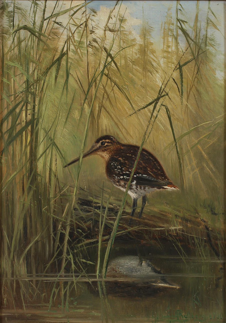 ISAK FREDRIK KULLBERG. Olja på duk, signerad och daterad 1900.