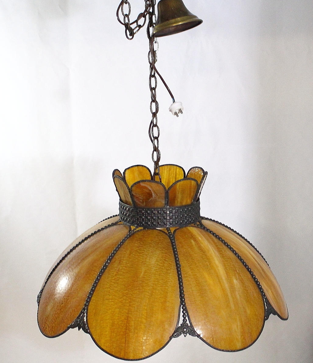 CEILING LAMP, Tiffany style, Geringer & Sons / Gramercy Park Lighting.