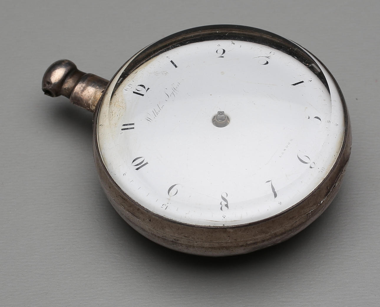 FICKUR, spindelur, silver, Wilhelm Seyffert London, 1700-tal.