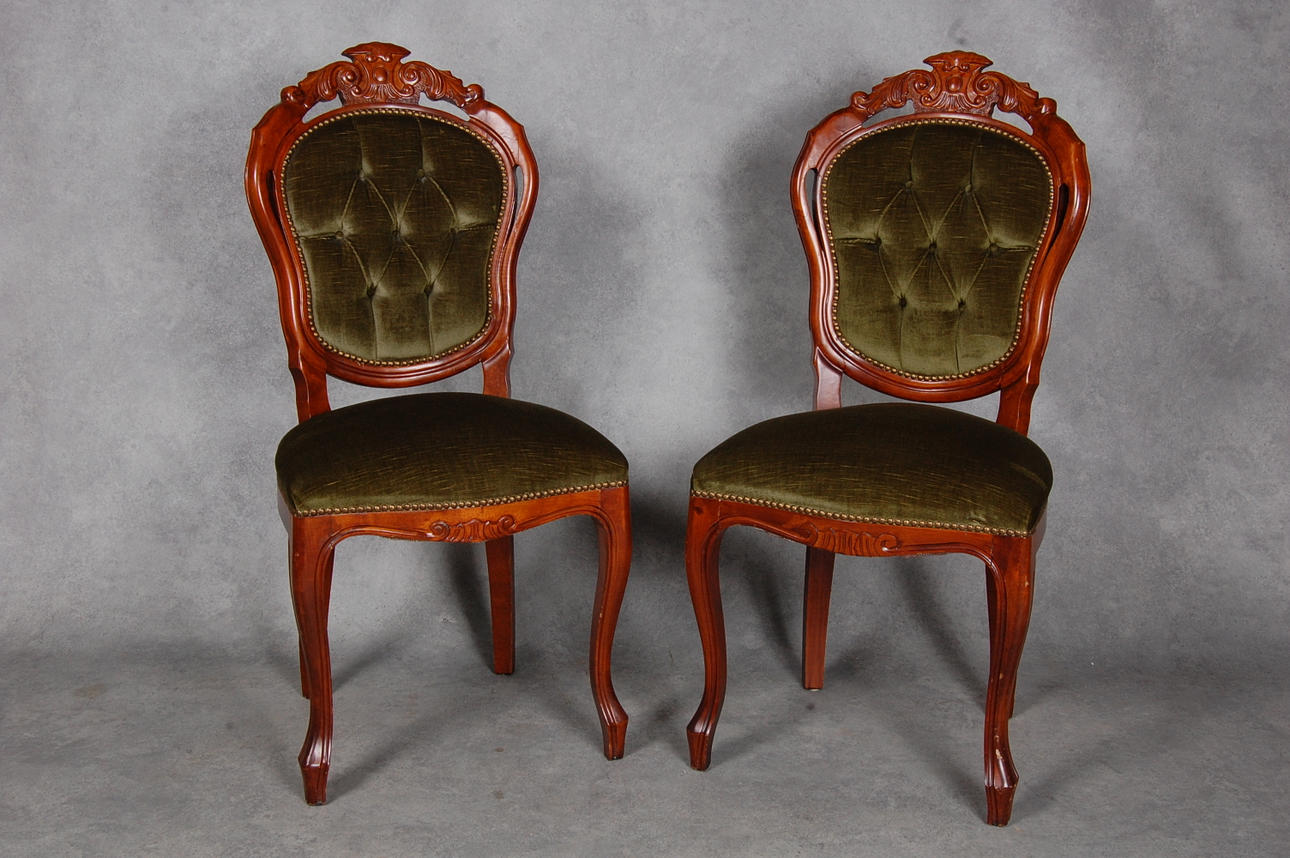 STOLAR, 1 par, nyrokokostil, 1900-tal.