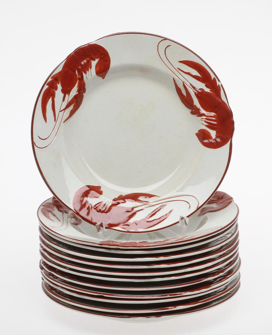 KRÄFTASSIETTER, 12 st, Rörstrand, 1900-talets början.