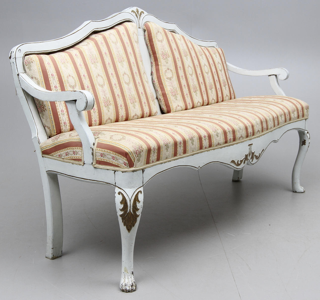 SOFFA, rokoko, provinsarbete, 1700/1800 tal.