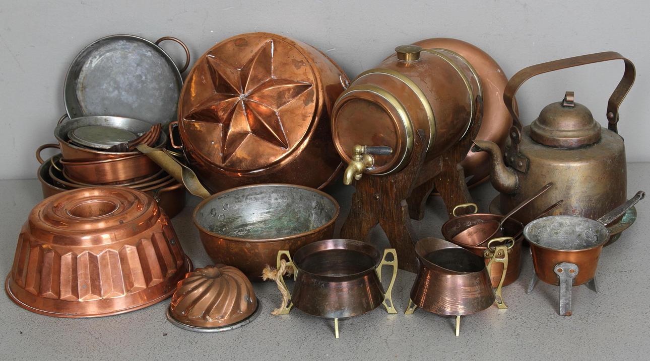 KOPPARFÖREMÅL, 1800-1900-tal.