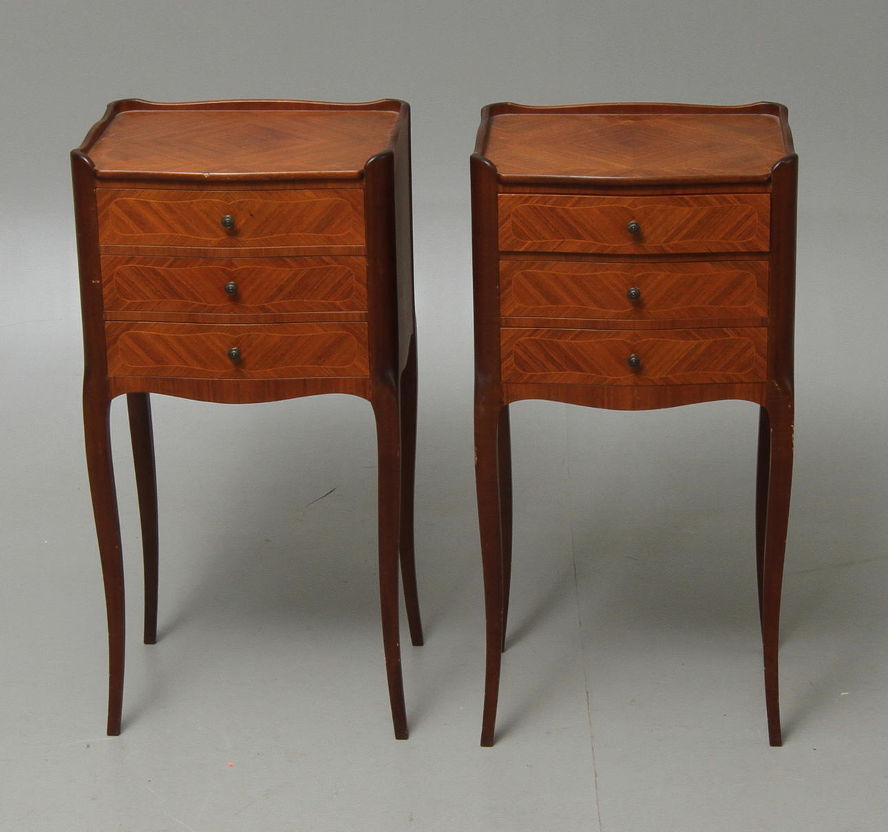 NATTDUKSBORD, 1 par, rokokostil, 1900-tal.