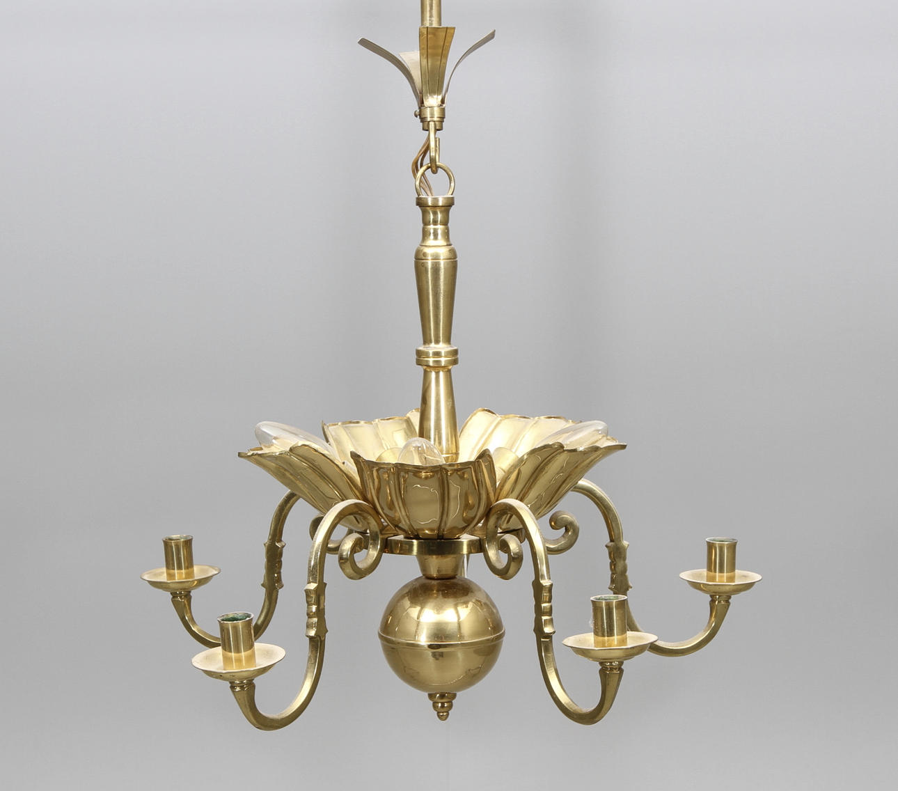 TAKKRONA, mässing Firma Lars Holmström, Arvika.