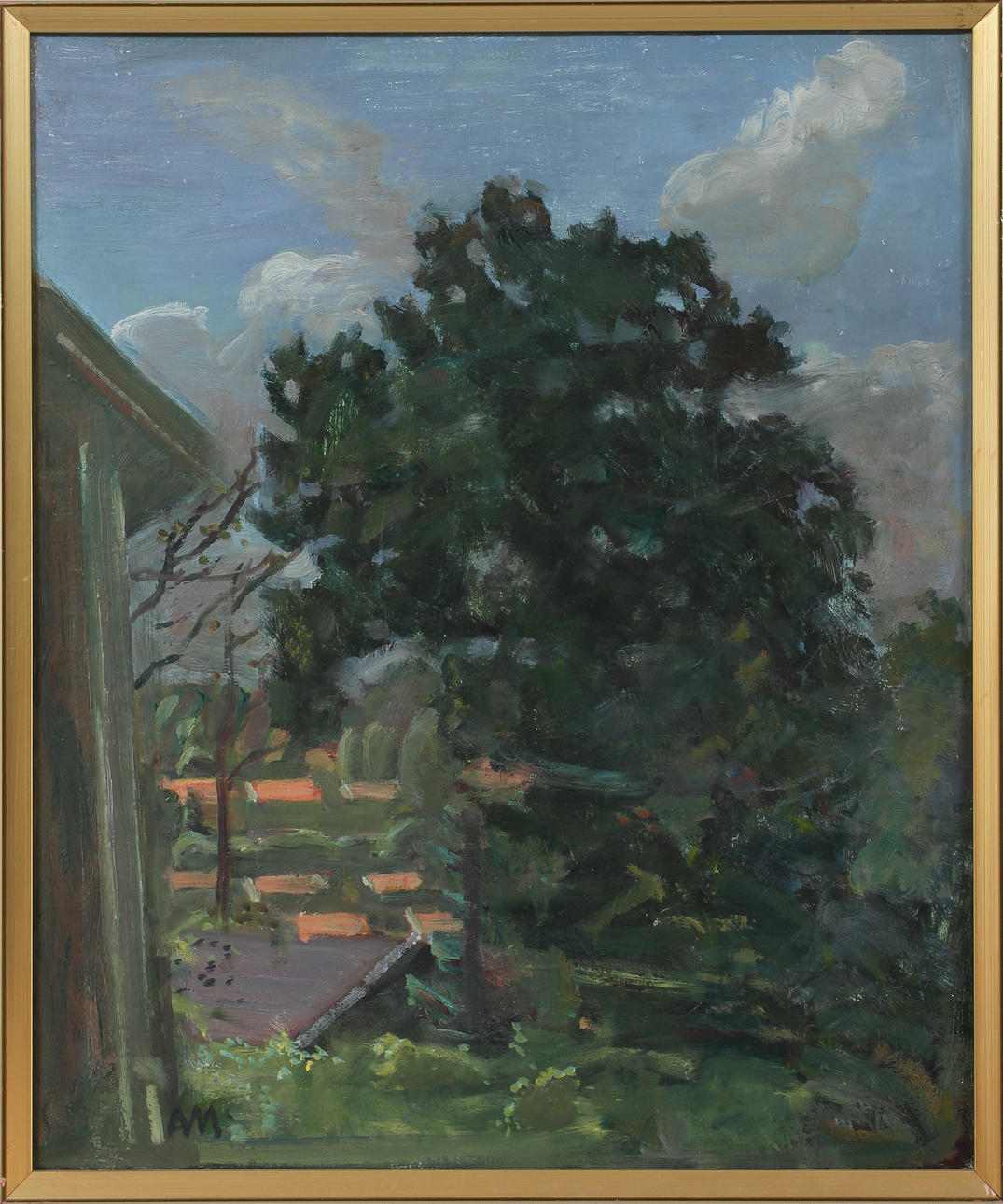 ARNE MALMBORG. Olja på duk. Signerad.