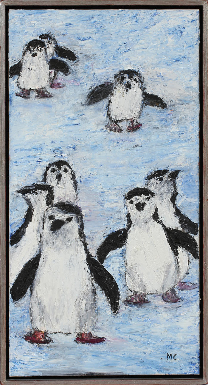 MARY CARLSSON. Olja på duk, signerad.