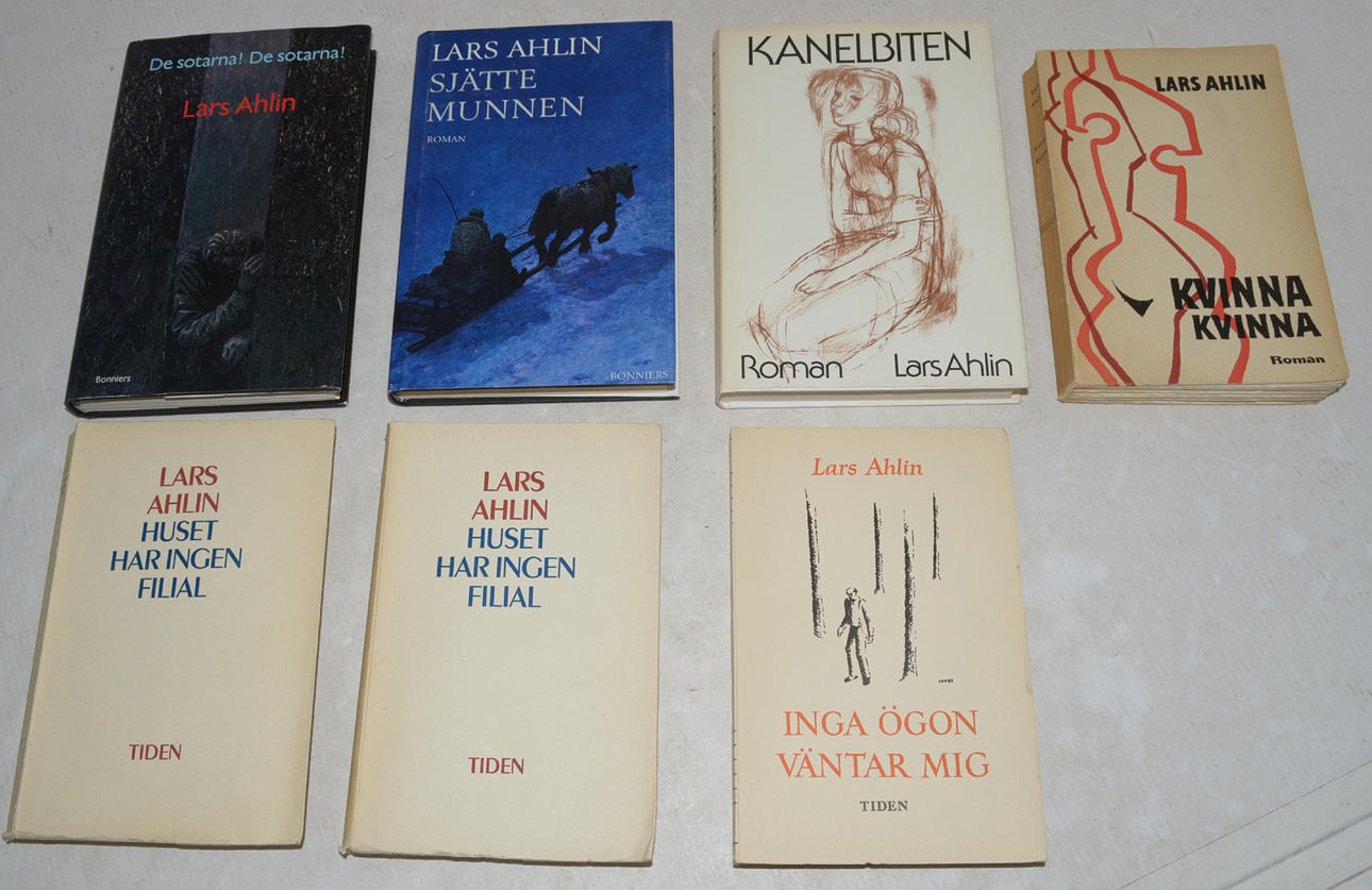 AHLIN L. 6 romaner.
