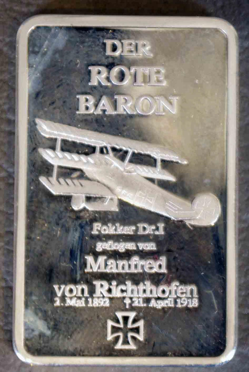 JUBILEUMSPLAKETT, Tyskland, silver.