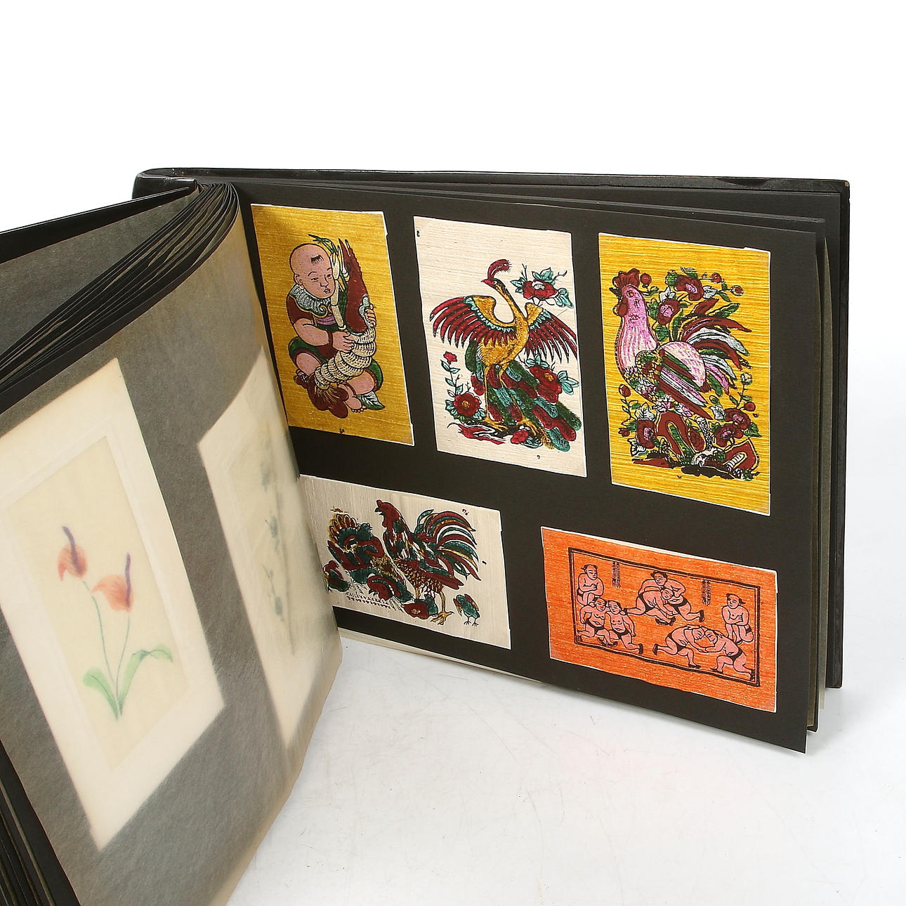 POSTCARD ALBUM, 73 postcards, Vietnam, 1900s.