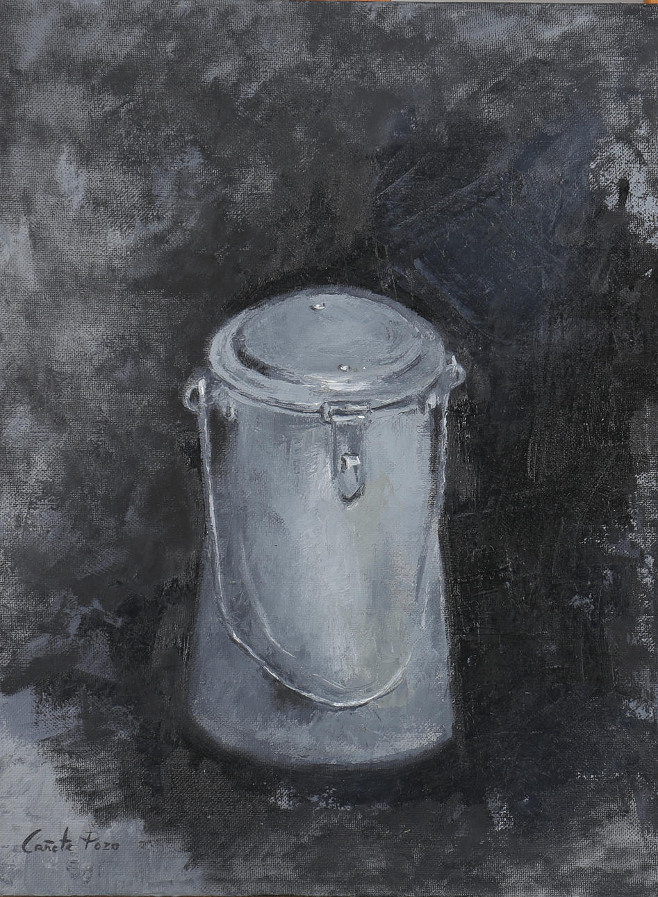 BEATRIZ CANETE POZO. Stilleben. Olja på duk. Signerad Canete Pozo.