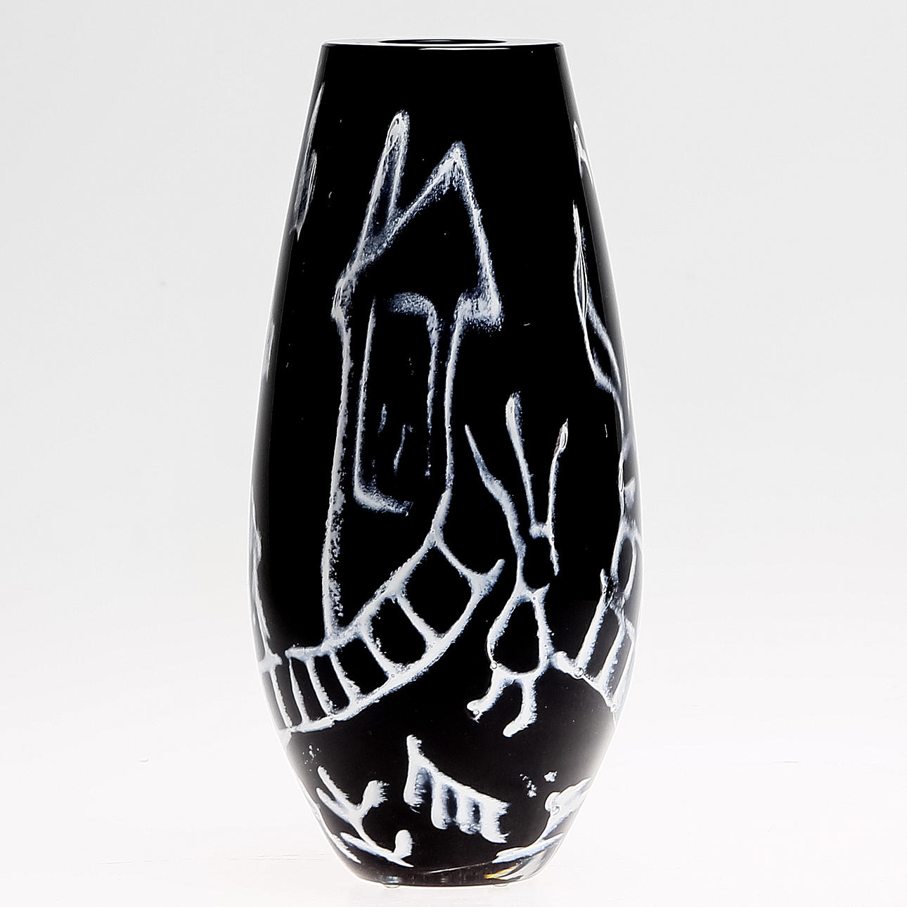 MARTTI RYTKÖNEN. Vase, graal, Orrefors, signed.