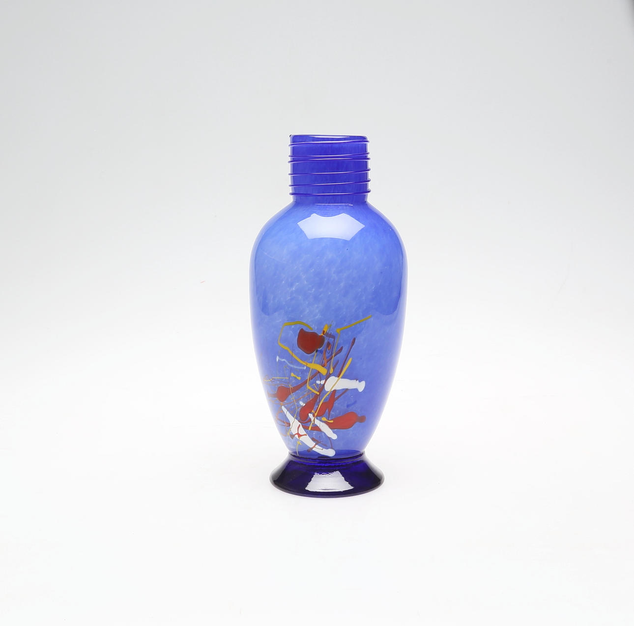 GUNNE BRANDESTEDT. Vase, glass, Pukeberg, signed -01.
