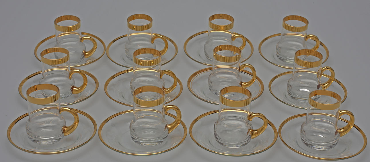 ARABISKA TE/KAFFEKOPPAR MED FAT, 12 st.