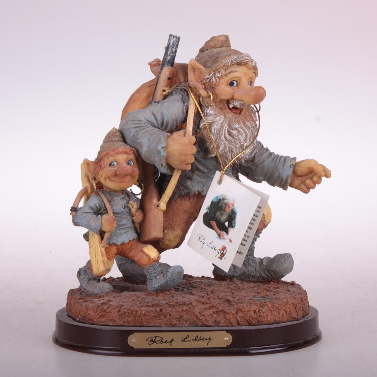 ROLF LIDBERG. figurine, plasticine, troll.