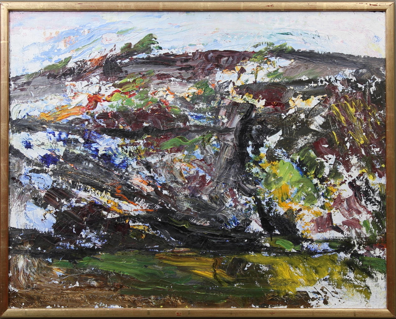 PER FALK. Olja på duk, "Höst".