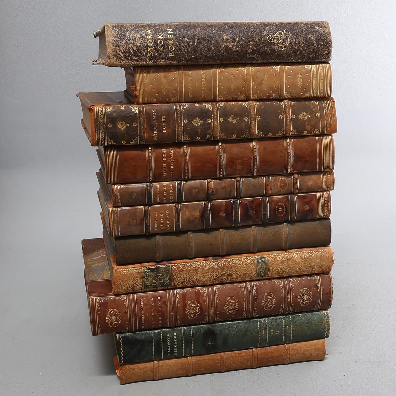 SAMLING STÖRRE BÖCKER, 11 band.