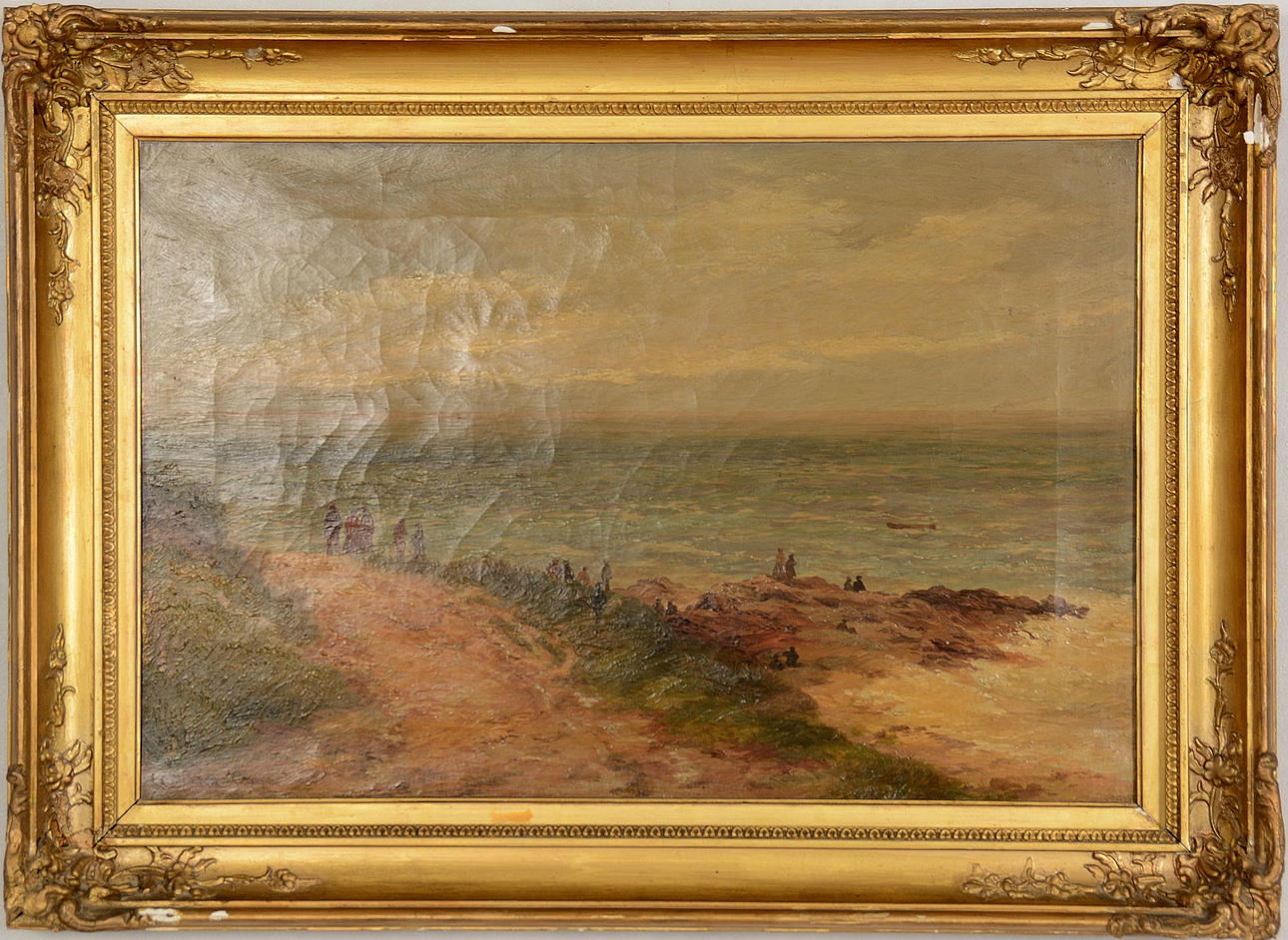 OIDENTIFIERAD KONSTNÄR. Olja på duk.