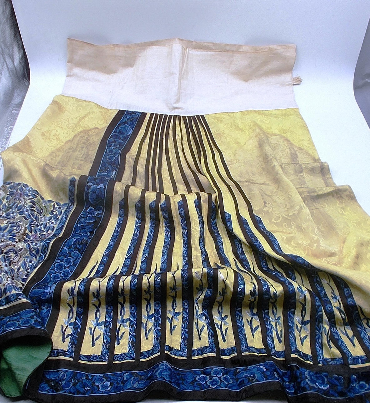 TEXTIL: SILKE, KINA, 1800-tal.