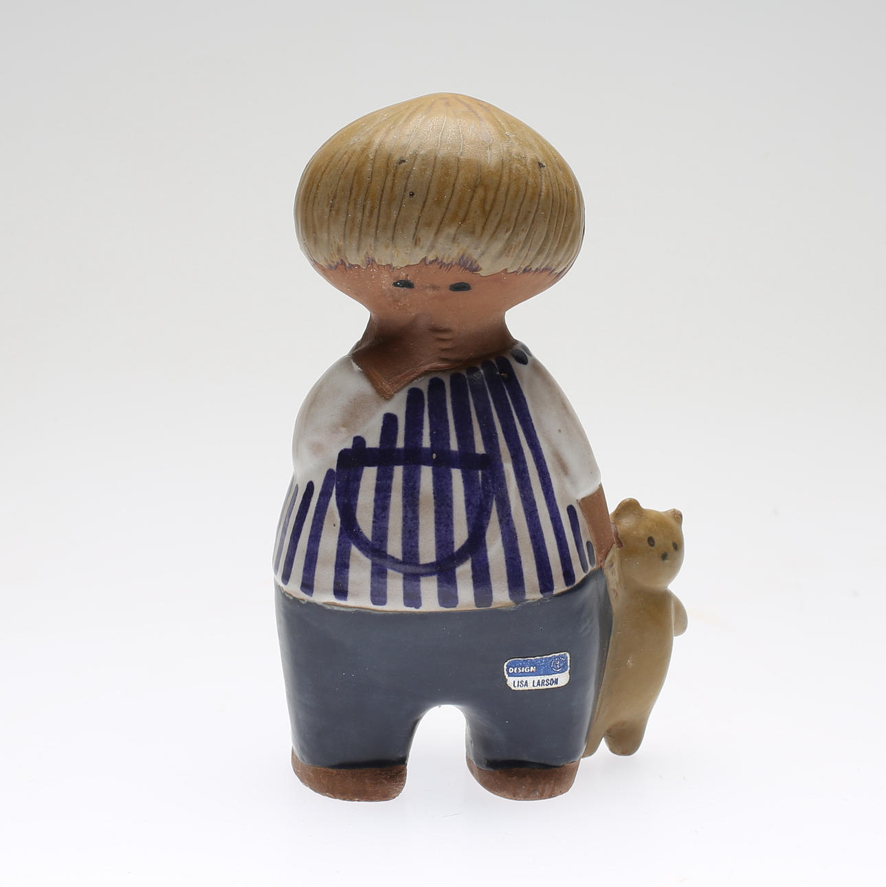 LISA LARSON. figurin, stengods, "Malin", Gustavsberg.