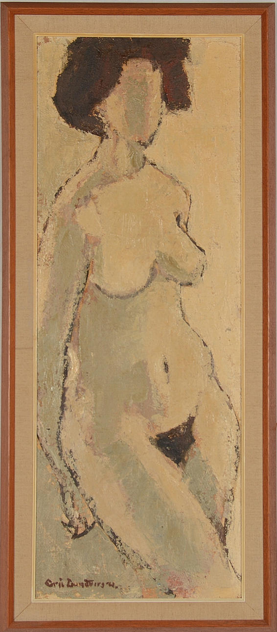 ERIK LUNDBERG. Olja på duk.