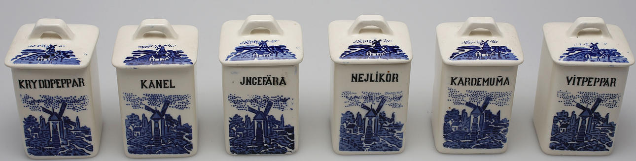 PARTI MATSERVISDELAR OCH PORSLIN, bla Rörstrand och Gustavsberg mfl.