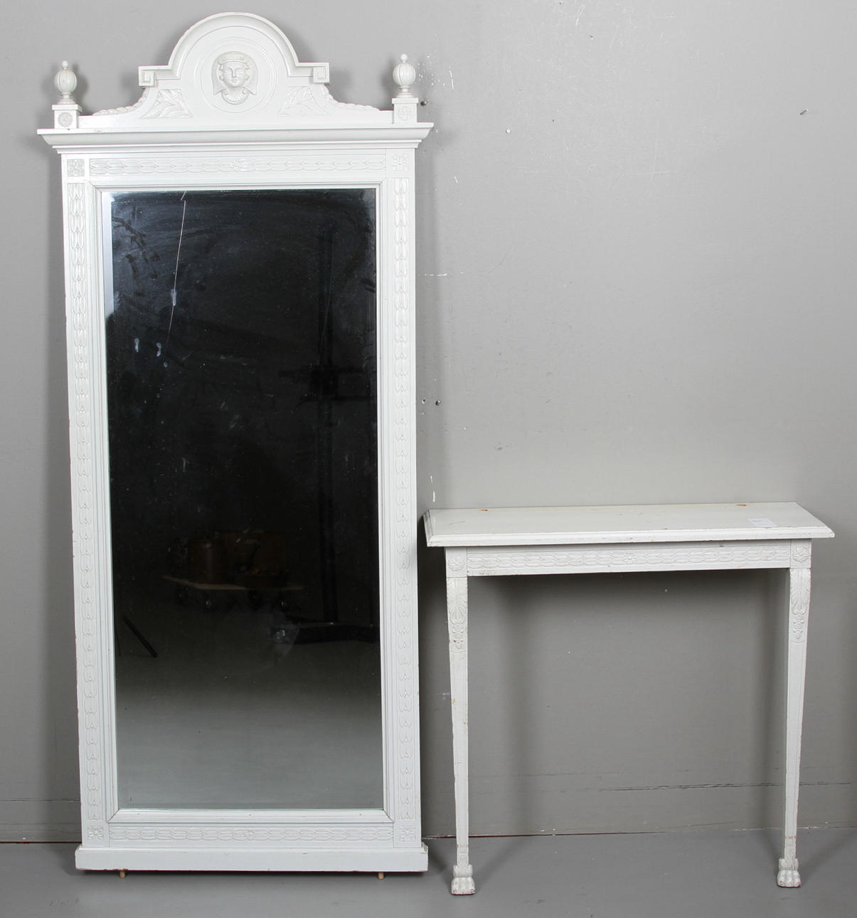 SPEGEL MED TRYMÅ, Empirestil, 1900 talets början.