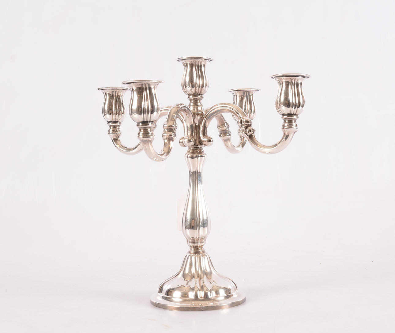 KANDELABER, silver, Argentum.