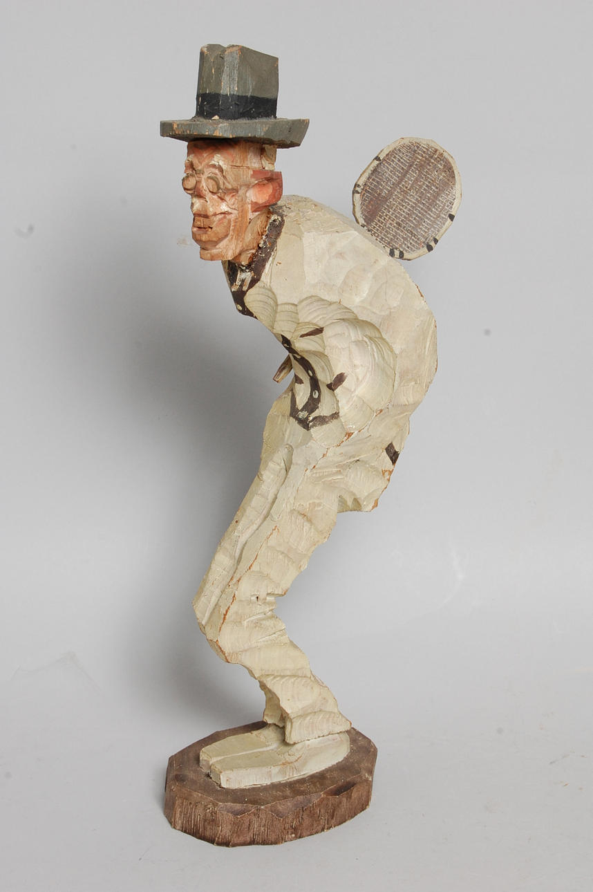 SKULPTUR, Gustav V, träsnidad.