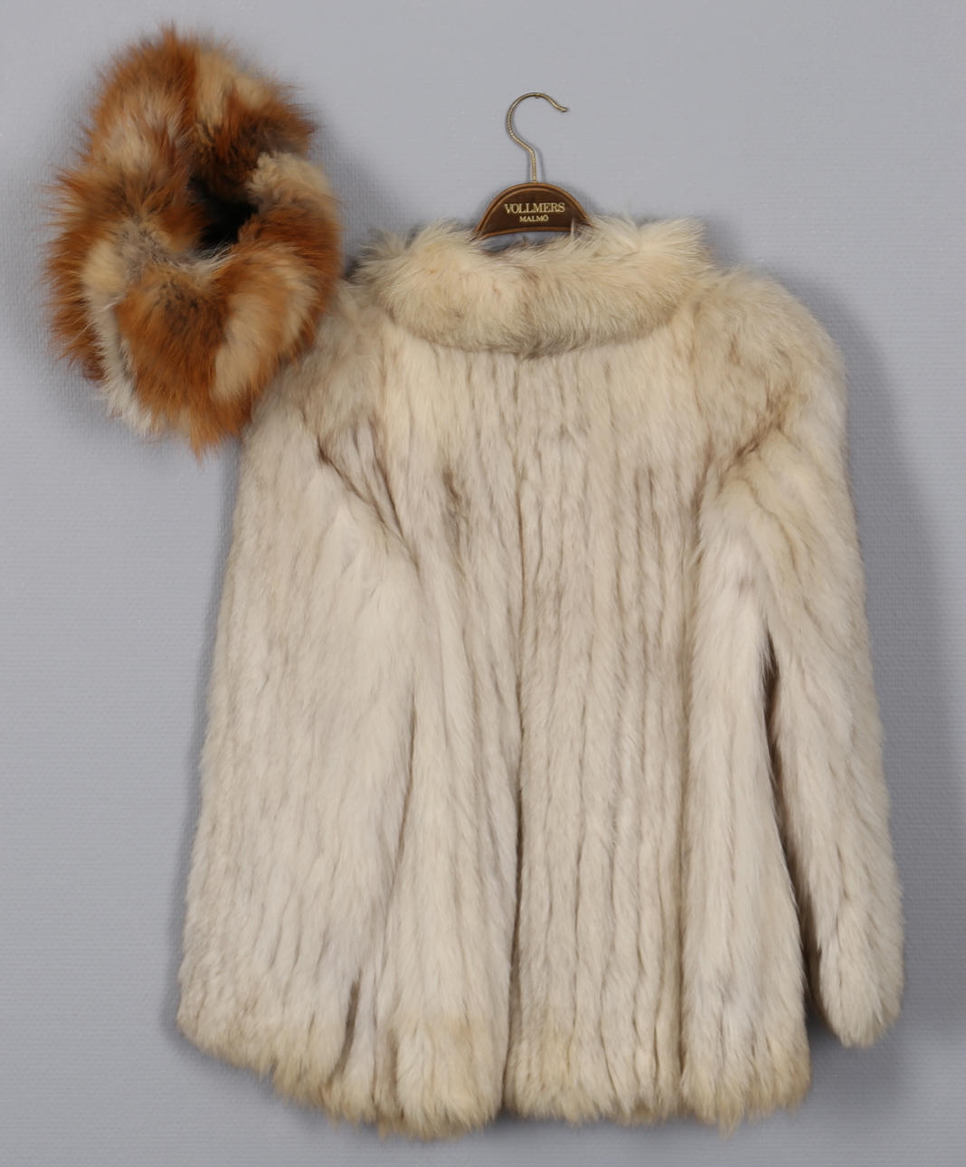 RÄVPÄLS + mössa, 1960/70-tal.