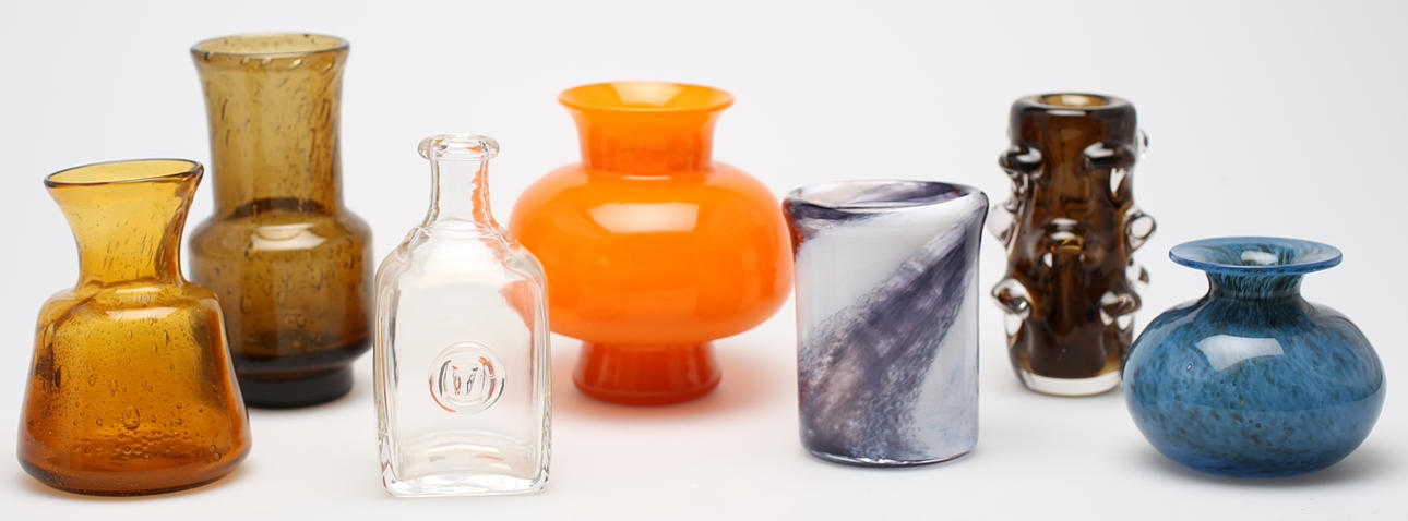 PARTI GLAS. Bl a Bertil Vallien och Erik Höglund etc.