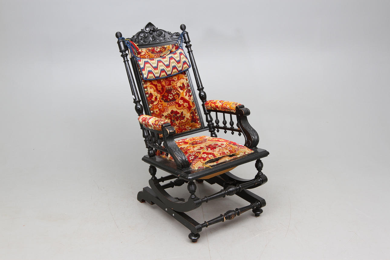 GUNGSTOL, Amerikansk modell, sekelskiftet 1800/1900.