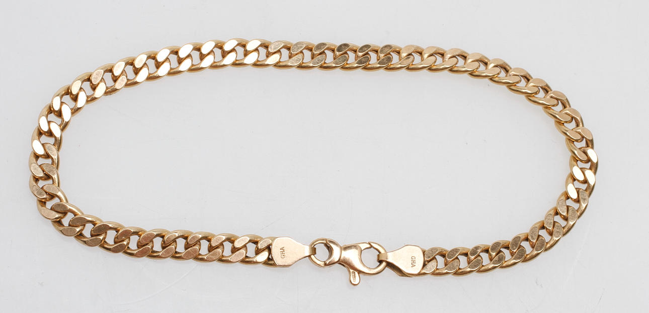 ARMBAND PANSAR, 18k guld, vikt ca 8,6 gr.