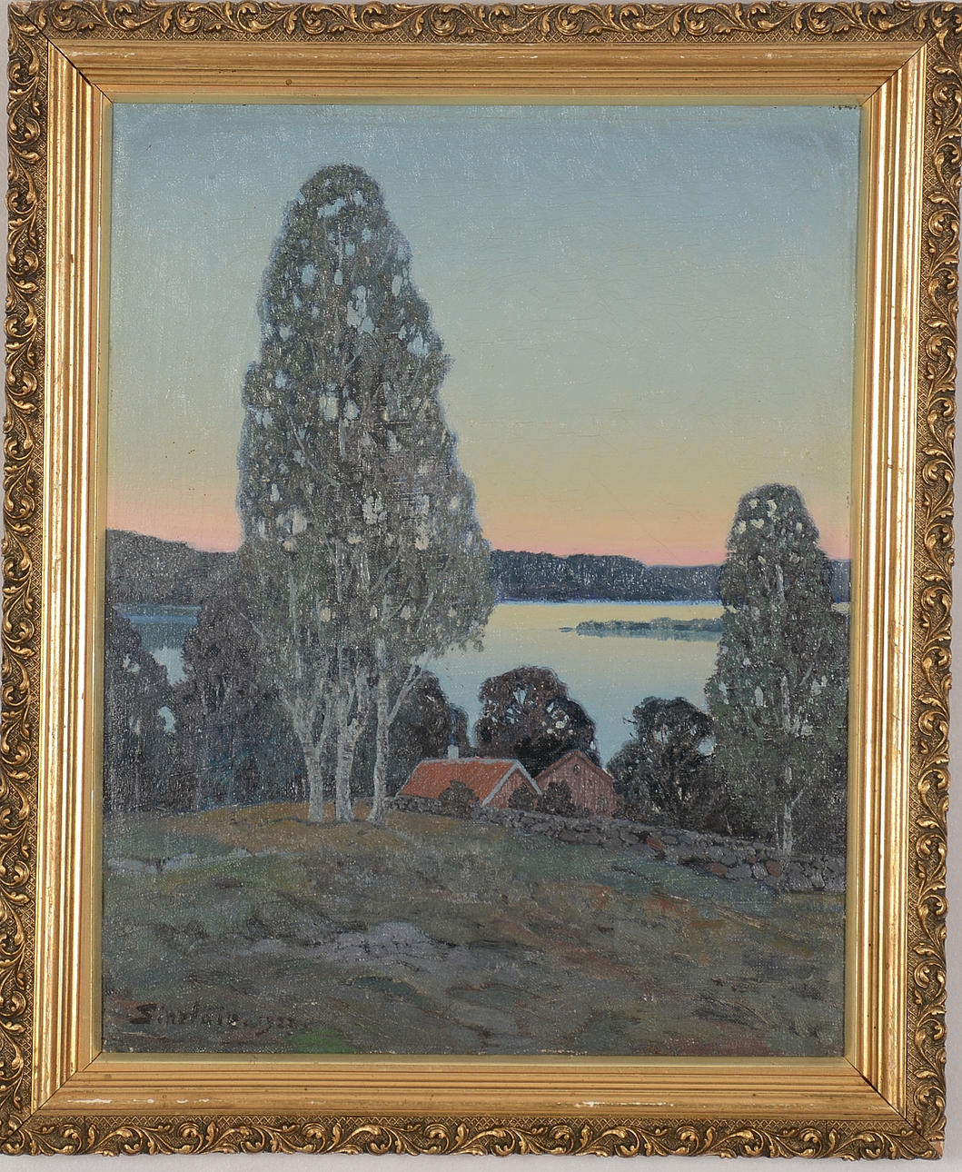 FOLKE SINCLAIR. Olja på duk.