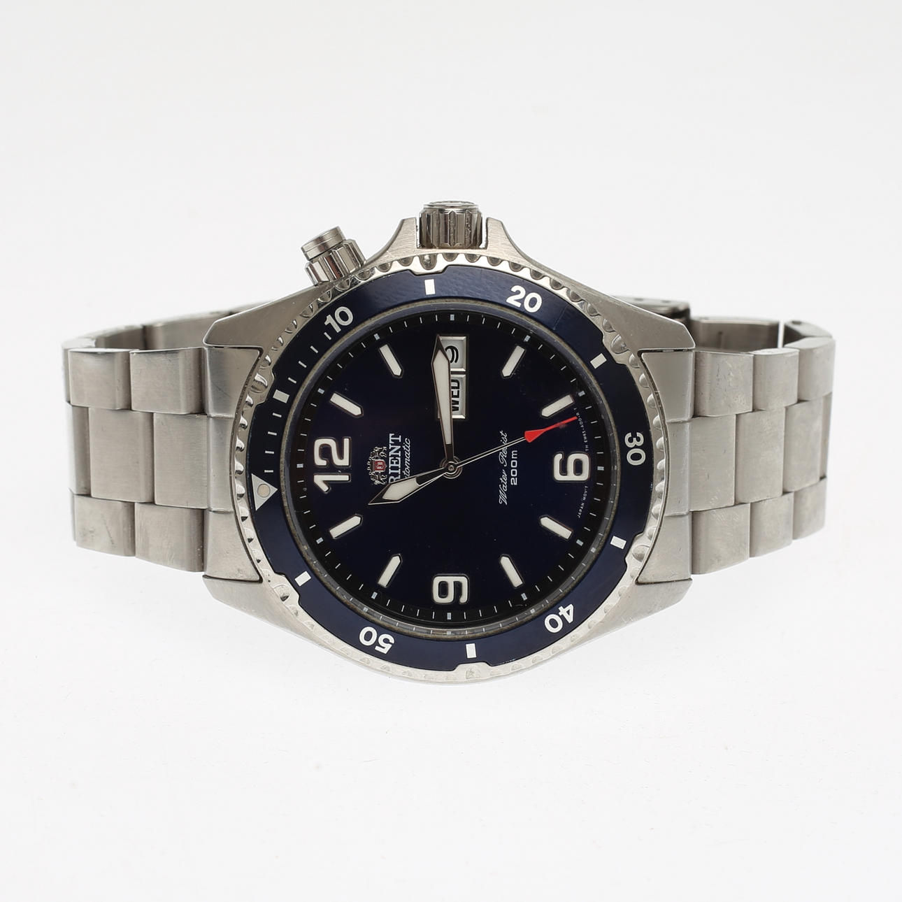 ORIENT, automatic, men's wristwatch, steel.
