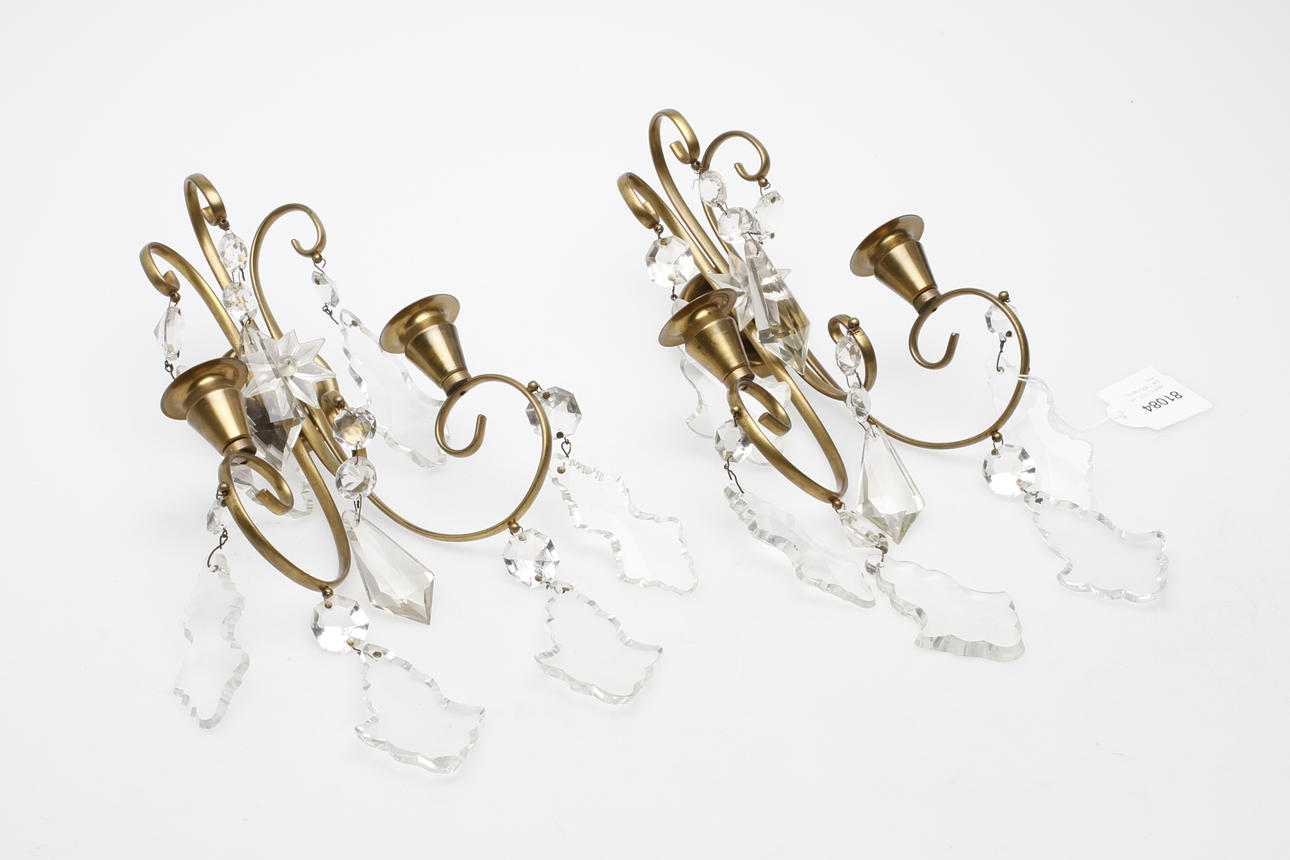 LAMPETTER, ett par, 1900-talets mitt.