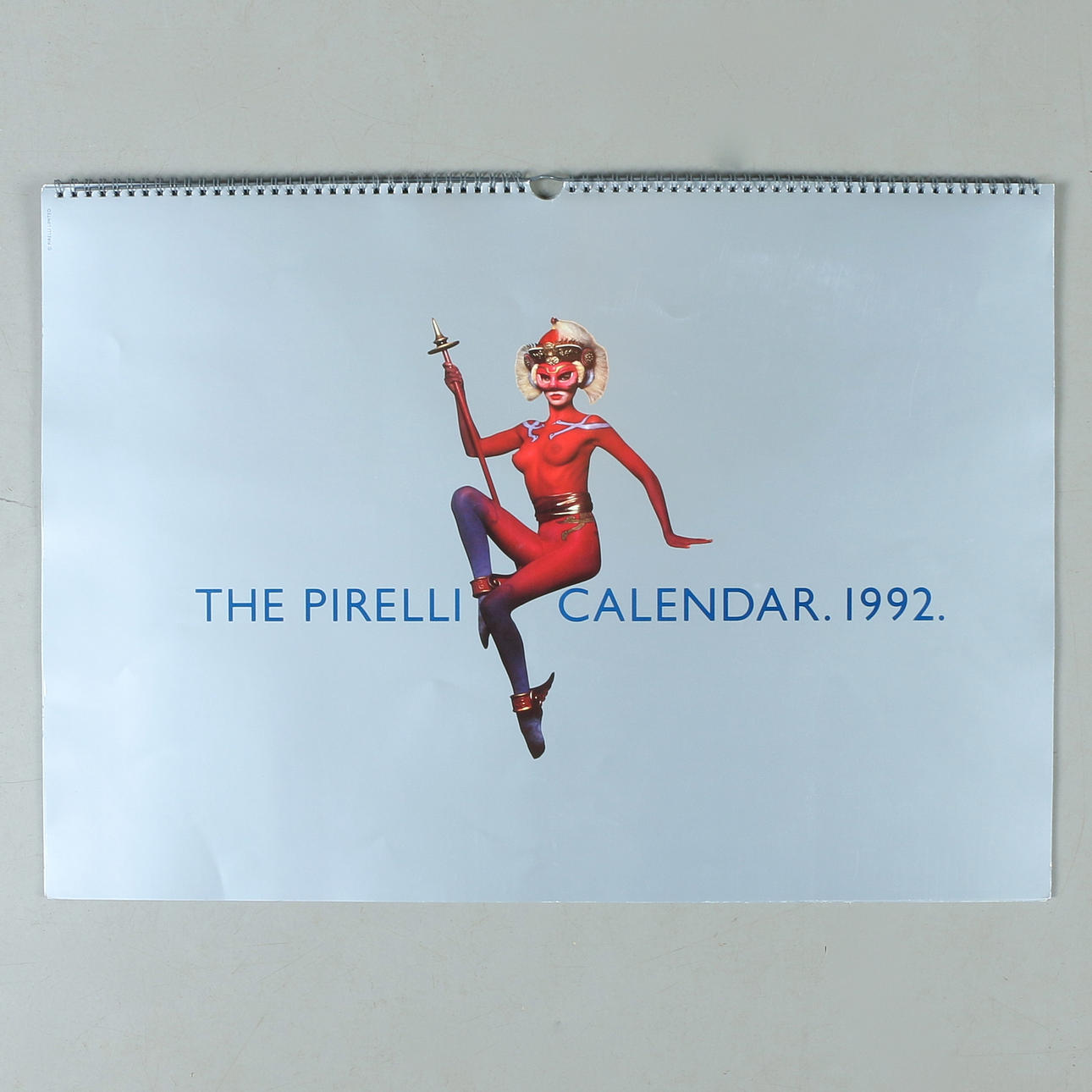 PIRELLI, Kalender 1992, Jahr des Affen.