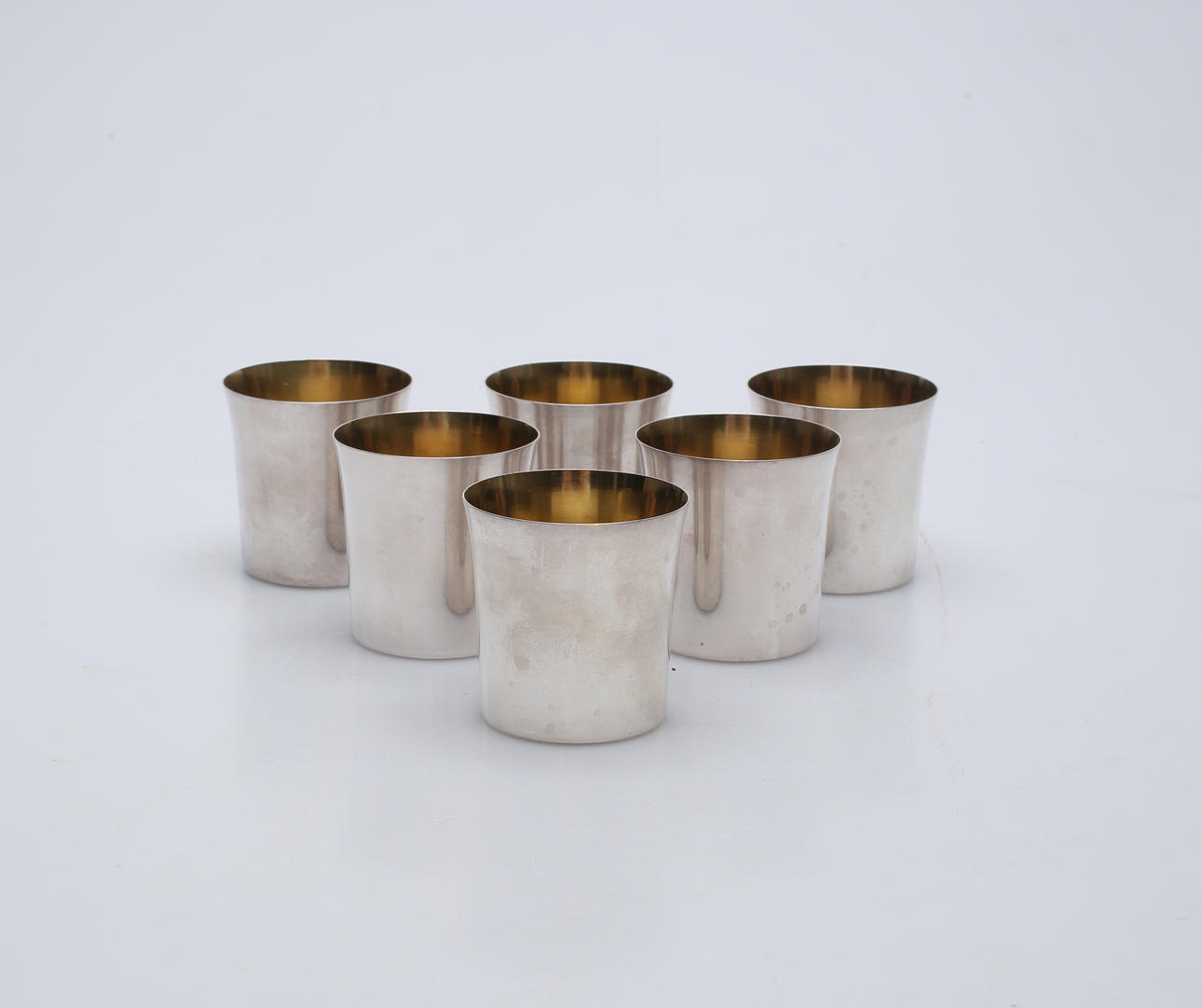 SILVERBÄGARE, 6 st, vikt ca 150 gr.