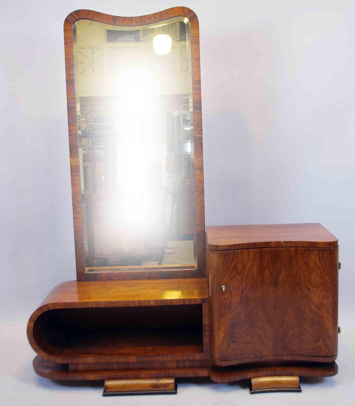 SPEGELBYRÅ, Art Deco, mahogny.