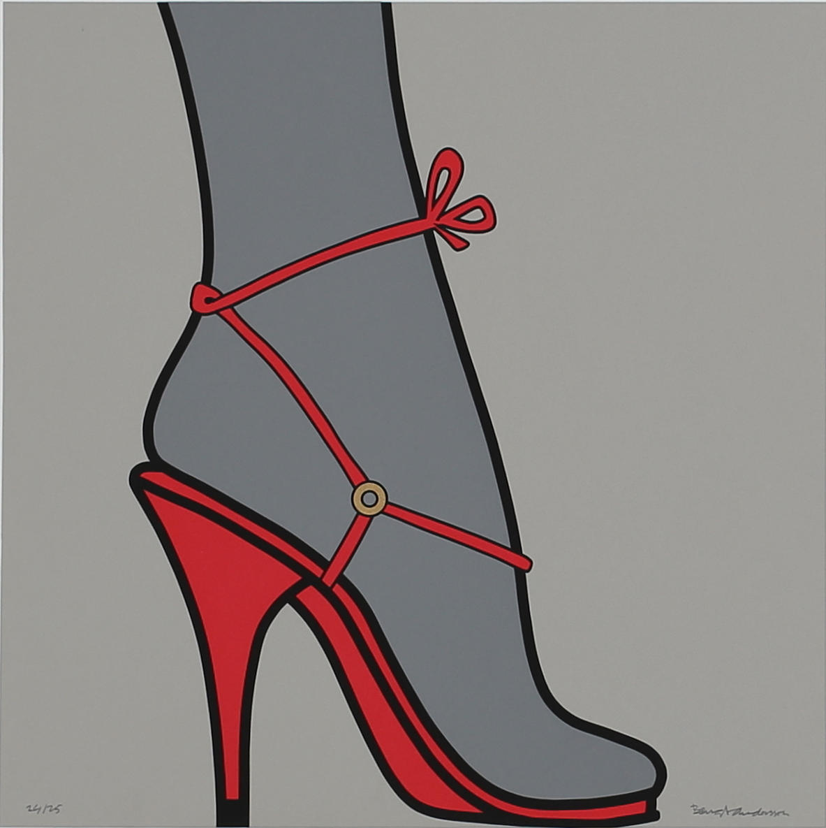 BENGT ANDERSSON. Modeller (2). Färgserigrafier. Signerade. EA II/X, 24/25.