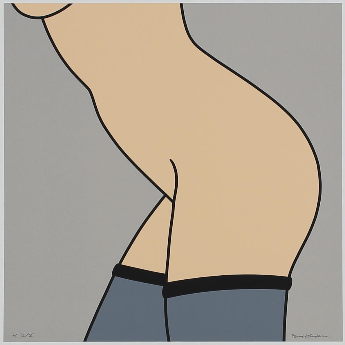 BENGT ANDERSSON. Modeller (2). Färgserigrafier. Signerade. HC VI/X, EA III/X.