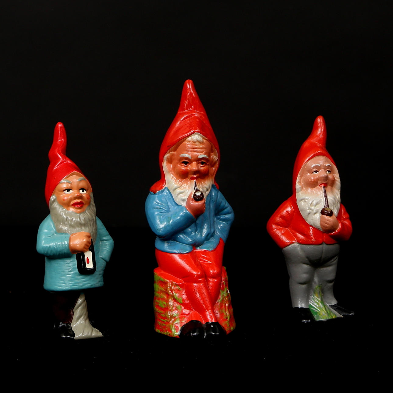 JULPYNT, 5 delar textil och keramik, 1900-tal.