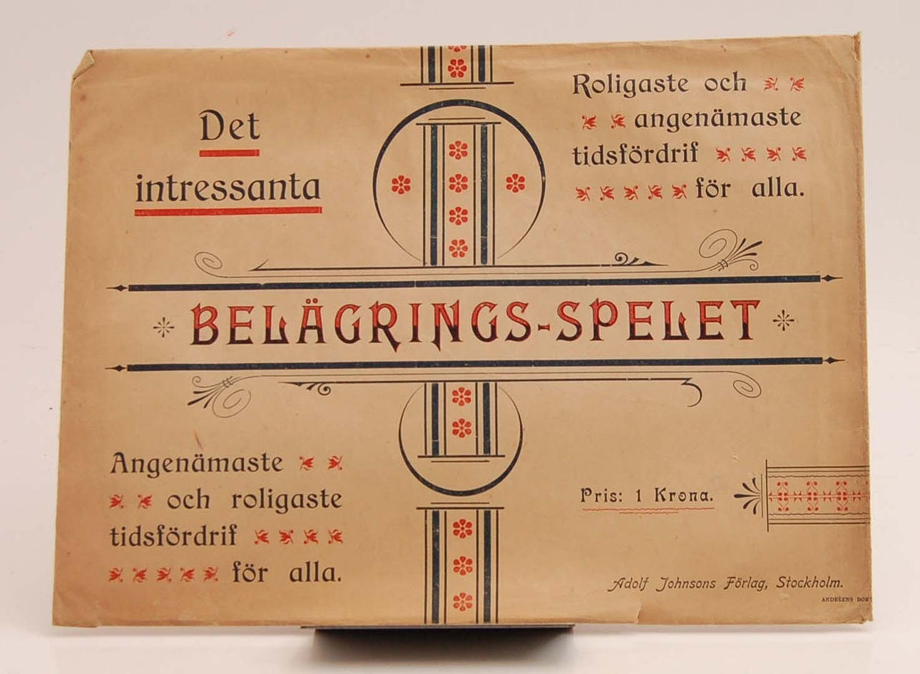 SÄLLSKAPSSPEL. Das Belagerungsspiel.