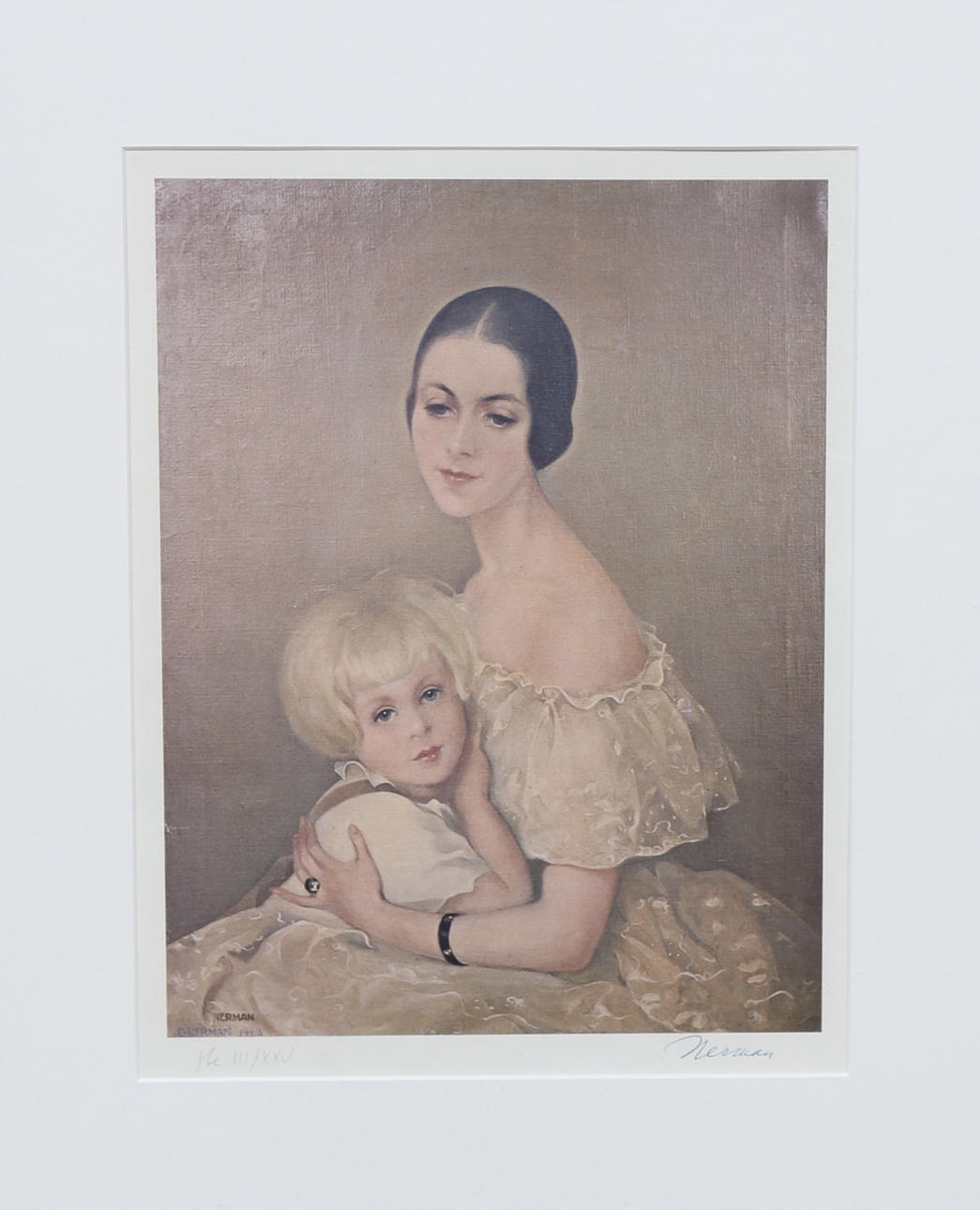 EINAR NERMAN. Tryck, 2 st, HC, signerade och numrerade.