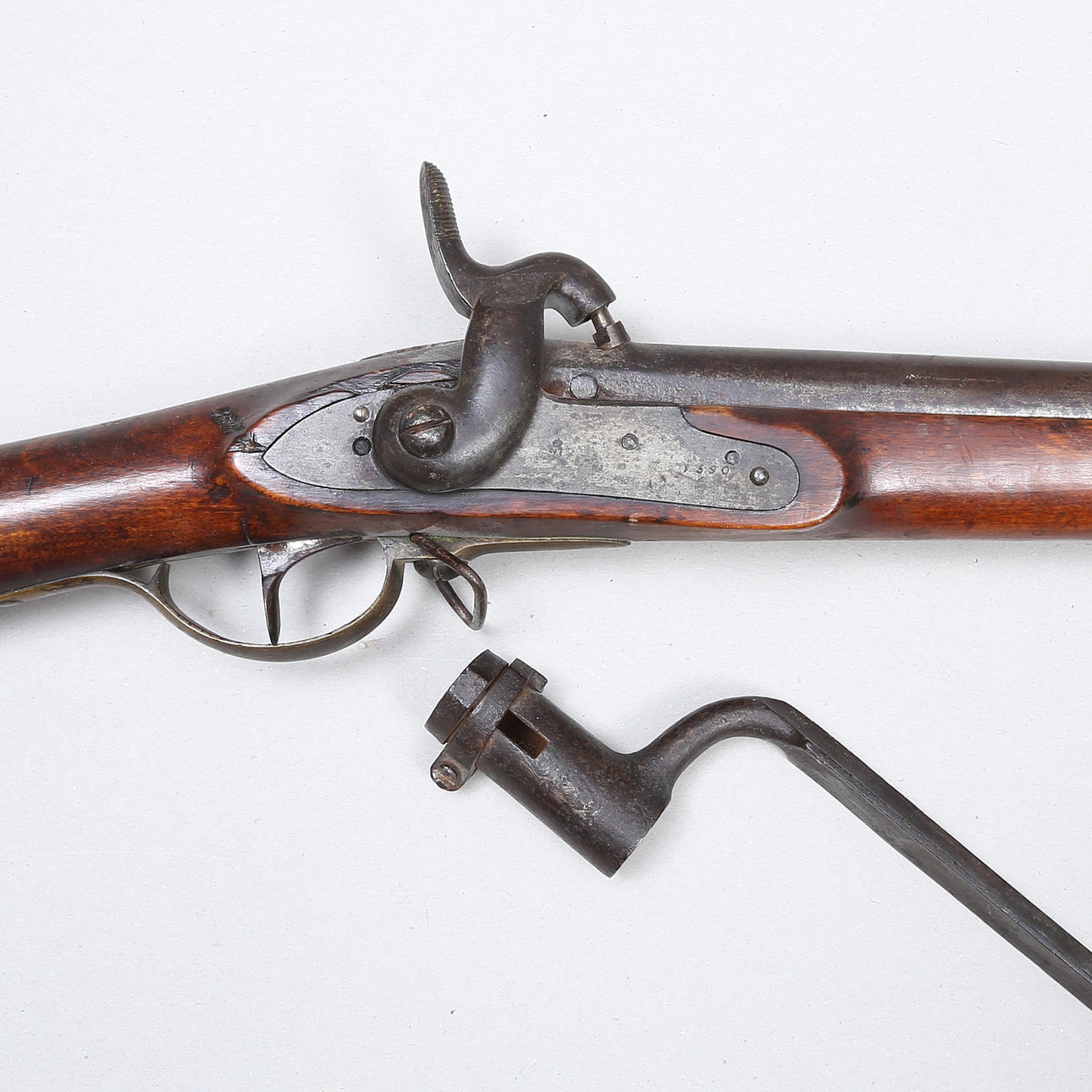 BLOCK RIFLE, Swedish, w/1815-49 with bayonet. Weapons & Militaria ...