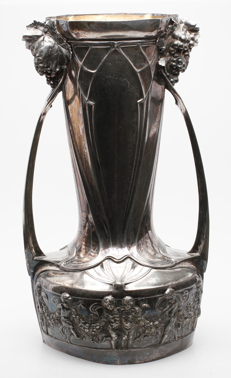 PRAKTVINKYLARE, nysilver, WMF, 1900 talets början.