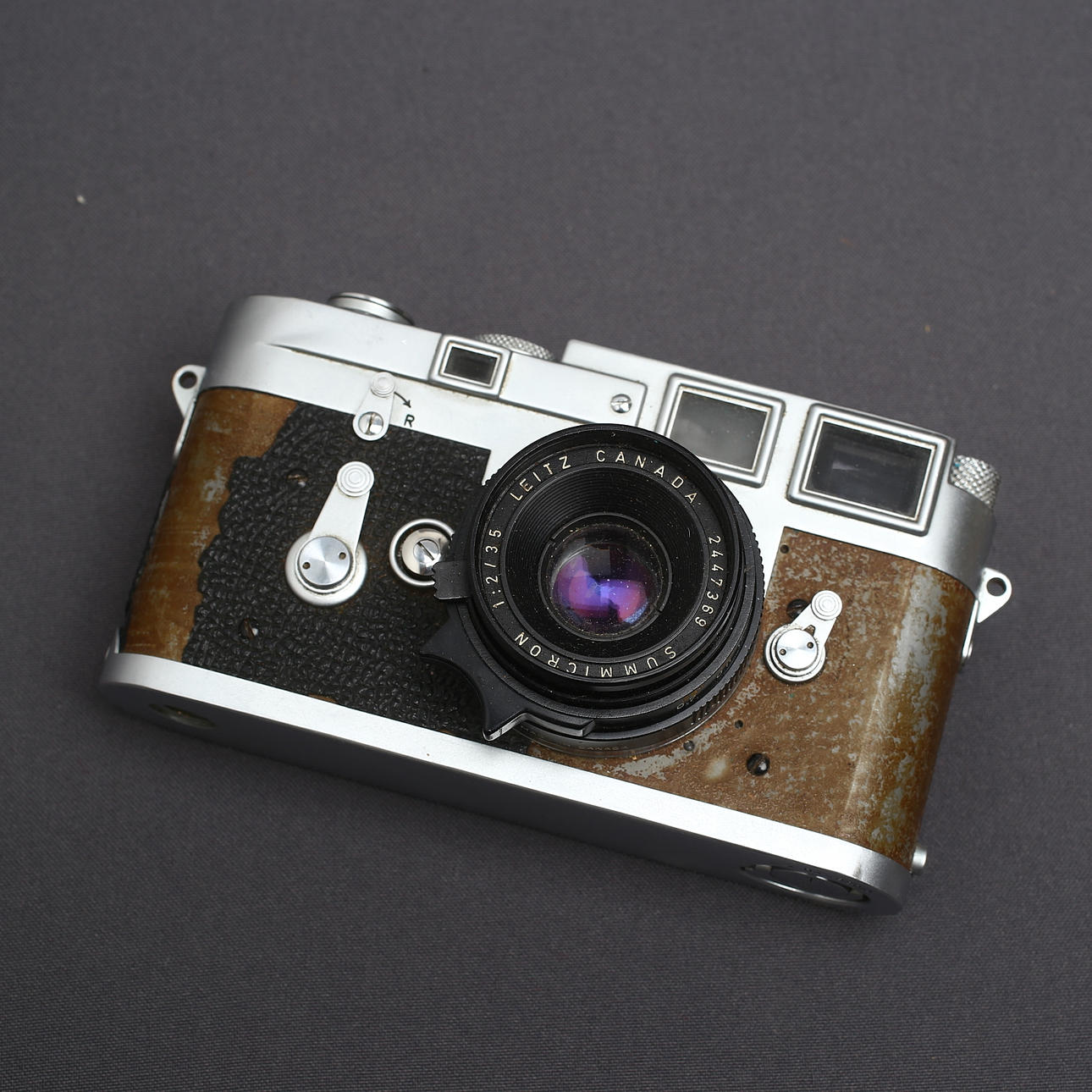 CAMERA, Leica M3, DBP, 1958, with 2 extra lenses.