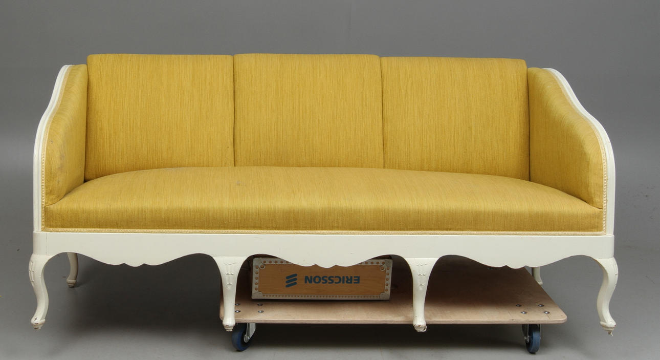 TRÅGSOFFA, rokokostil, 1900-tal.