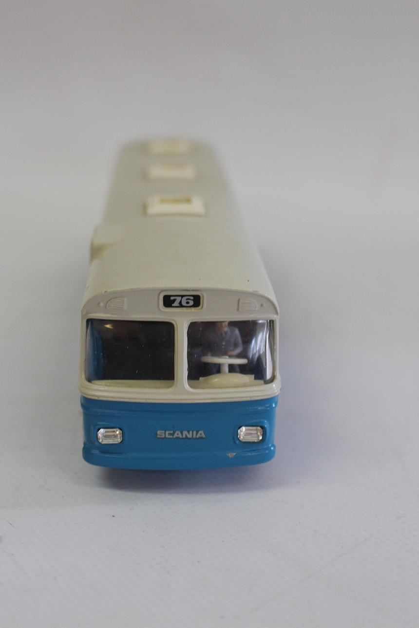 TEKNO. Scania CR76 bus, type 851 in original packaging. Toys